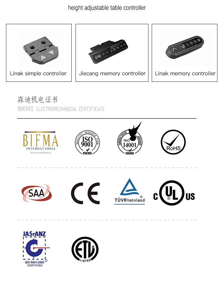 Electric Height Adjustable Lifting desk