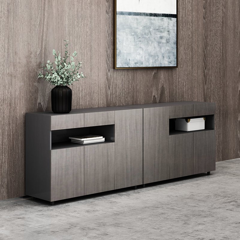 modern wood credenza 