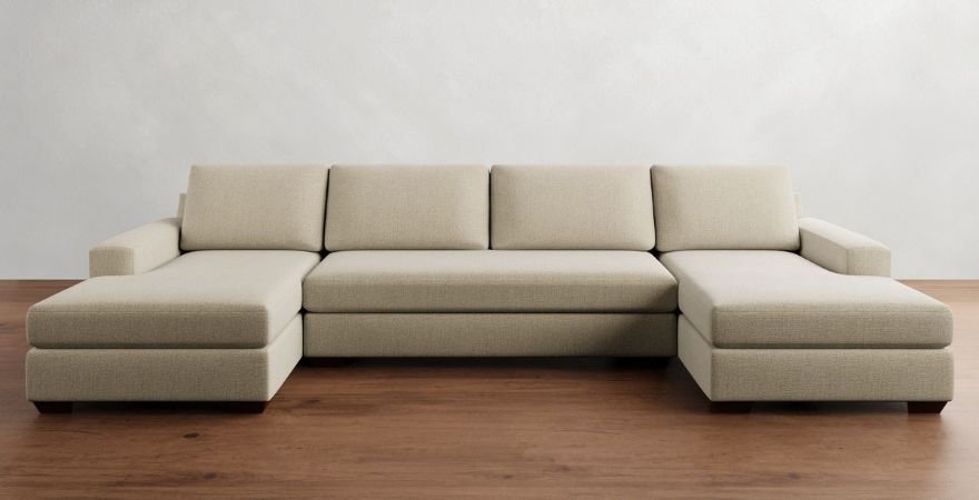 U-shaped sectional sofa