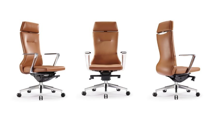 best real leather office chair Meet&Co APY48