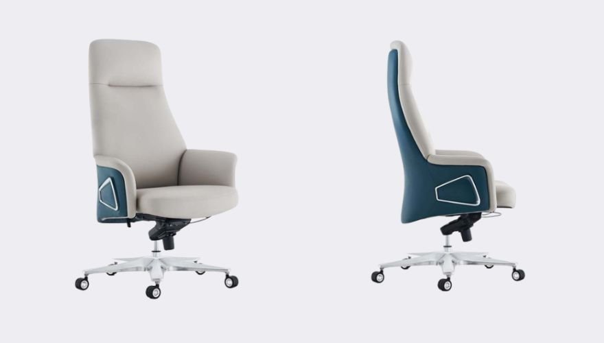 office chairs for heavy people Meet&Co Leather Chair