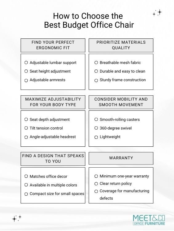how to choose the best budget chairs tips