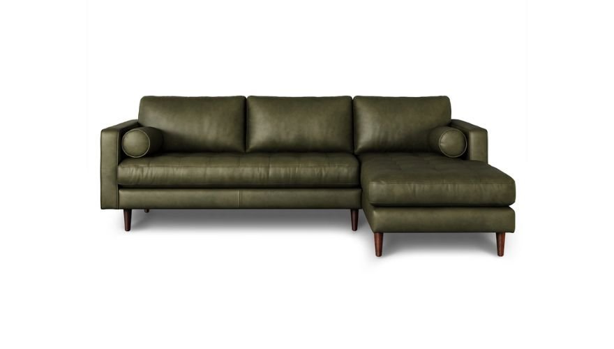 Article Sven Tufted Leather Sectional