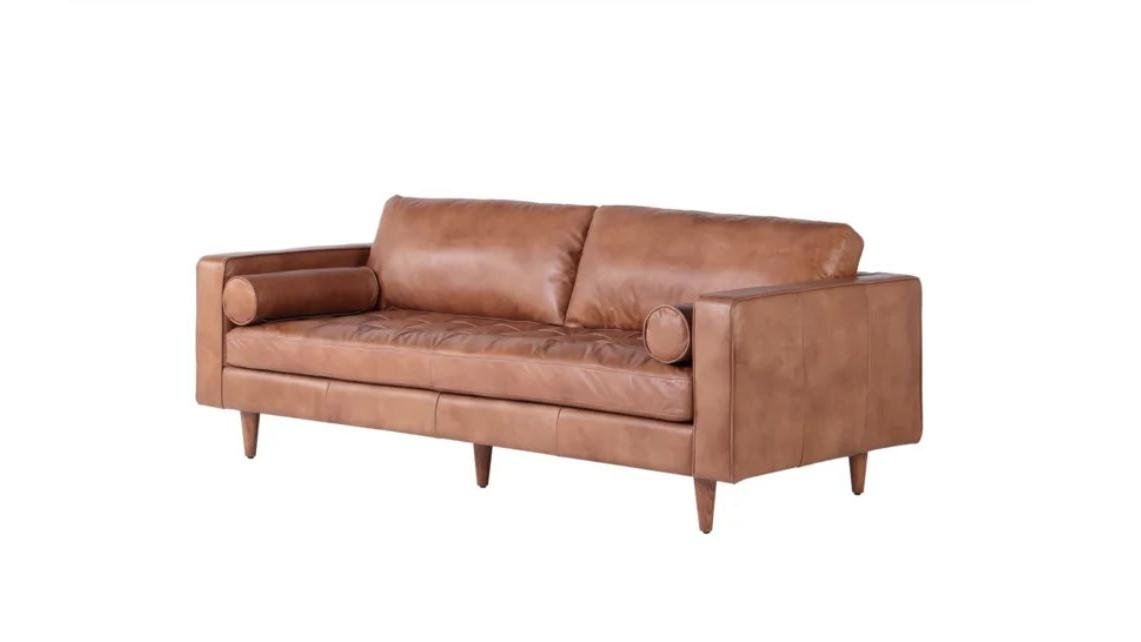 Article Sven Tufted Leather Sofa